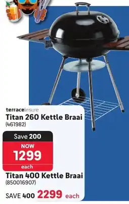 Makro Terrace Leisure Titan 260 Kettle Braai offer