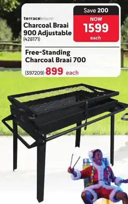 Makro Terrace Leisure Charcoal Braai 900 Adjustable offer