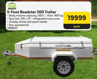 Makro Camp Master 5-Foot Roadster 200 Trailer offer