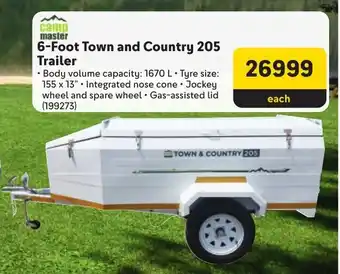 Makro Camp Master 6-Foot Town and Country 205 Trailer offer