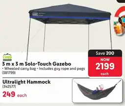 Makro Camp Master Solo-Touch Gazebo offer