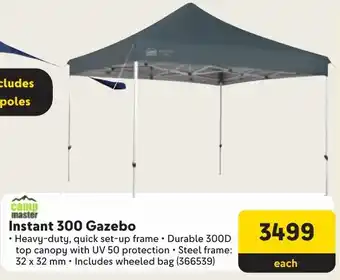 Makro Camp Master Instant 300 Gazebo offer