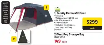 Makro Camp Master Family Cabin 490 Tent offer
