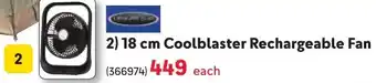Makro Coolblaster Rechargeable Fan offer