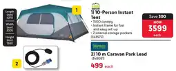 Makro Camp Master 10-Person Instant Tent offer