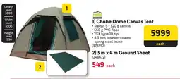 Makro Camp Master Chobe Dome Canvas Tent offer