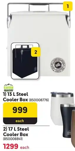 Makro Camp Master Steel Cooler Box offer