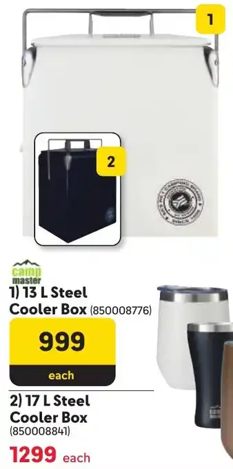 Makro Camp Master Steel Cooler Box offer