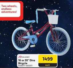 Makro Raleigh 16 or 20" Diva Bicycle offer