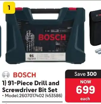 Makro BOSCH Drill and Screwdriver Bit Set offer
