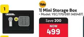 Makro Yale Mini Storage Box offer
