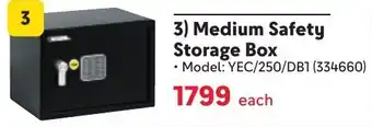 Makro Yale Medium Safety Storage Box offer
