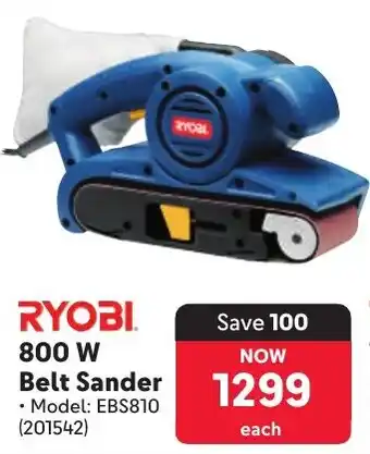 Makro RYOBI 800W Belt Sander offer