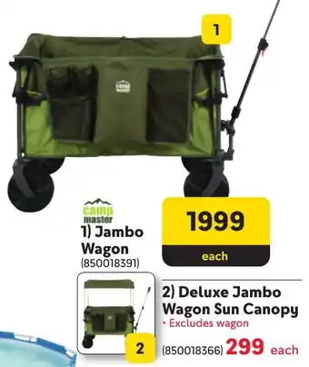 Makro Camp Master Jambo Wagon offer