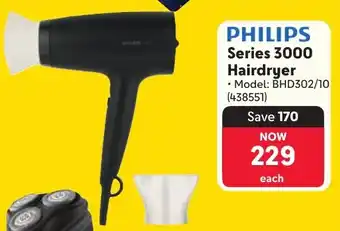 Makro PHILIPS Series 3000 Hairdryer offer