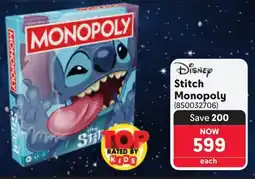 Makro Disney Stitch Monopoly offer
