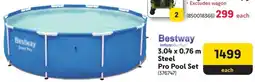 Makro Bestway Steel Pro Pool Set offer