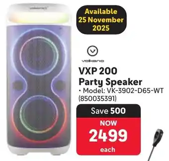Makro Volkano VXP 200 Party Speaker offer