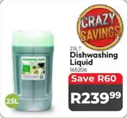 Crazy Plastics Dishwashing Liquid offer