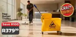 Crazy Plastics Mop Bucket Trolley offer