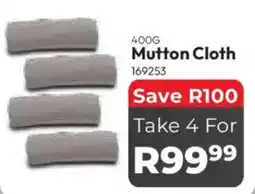 Crazy Plastics Mutton Cloth offer