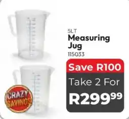 Crazy Plastics Measuring Jug offer