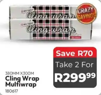 Crazy Plastics Cling Wrap Multiwrap offer