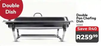 Crazy Plastics Double Pan Chafing Dish offer