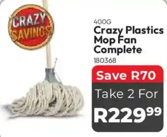 Crazy Plastics Crazy Plastics Mop Fan Complete offer