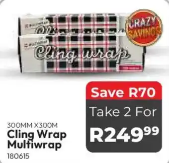 Crazy Plastics Cling Wrap Multiwrap offer