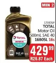 KitKat Cash and Carry Total Motor Oil SAE 40 offer