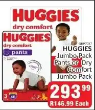 KitKat Cash and Carry HUGGIES Jumbo Pack Pants or Dry Comfort Jumbo Pack offer