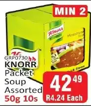 KitKat Cash and Carry KNORR Packet Soup Assorted offer
