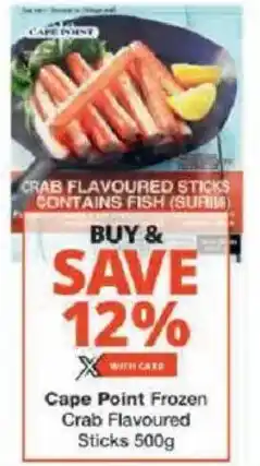 Checkers Cape Point Frozen Crab Flavoured Sticks offer