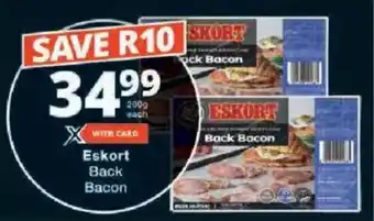Checkers Eskort Back Bacon offer
