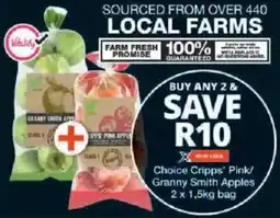 Checkers Choice Cripps' Pink/ Granny Smith Apples offer