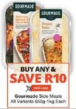 Checkers Gourmade Side Meals All Variants offer