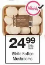 Checkers White Button Mushrooms offer