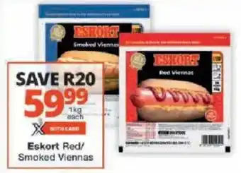 Checkers Eskort Red/ Smoked Viennas offer