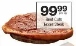 Checkers Beef Cuts Texan Steak offer