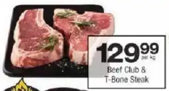 Checkers Beef Club & T-Bone Steak offer