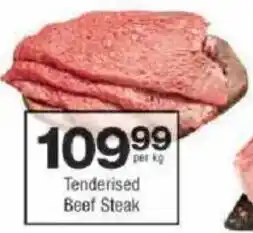 Checkers Tenderised Beef Steak offer