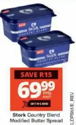 Checkers Stork Country Blend Modified Butter Spread offer