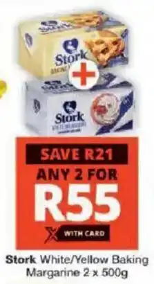 Checkers Stork White/ Yellow Baking Margarine offer