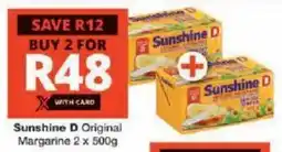 Checkers Sunshine D Original Margarine offer