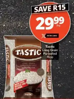 Checkers Tastic Long Grain Parboiled Rice offer