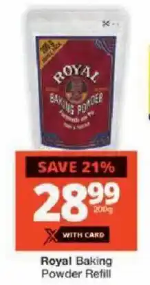 Checkers Royal Baking Powder Refill offer