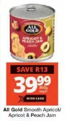 Checkers All Gold Smooth Apricot/ Apricot & Peach Jam offer