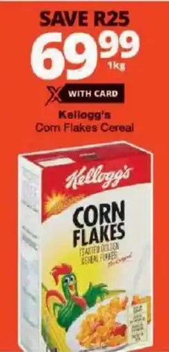 Checkers Kellogg's Corn Flakes Cereal offer