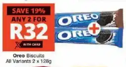 Checkers Oreo Biscuits All Variants offer